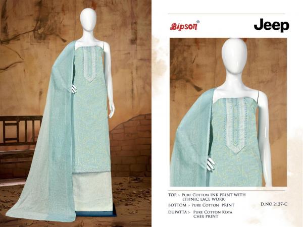 Bipson Jeep 2127 New Cotton Dress Material Collection